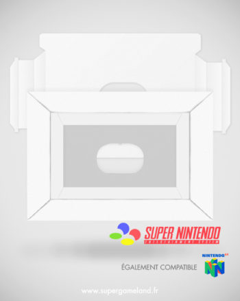Cale de remplacement pour boîte de jeu Super Nintendo SNES PAL FR